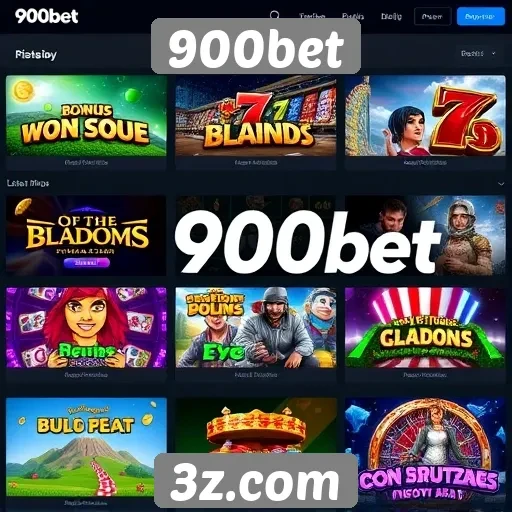 Exploração dos jogos de cassino disponíveis na 900bet